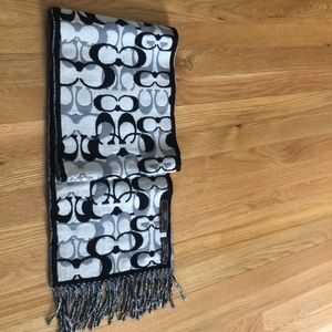 Coach reversible scarf
